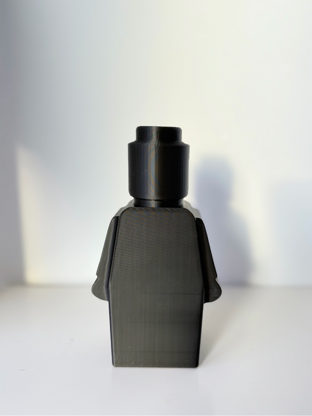 LEGO Style Minimalist Black Vase 3D Printed Figure Planter Home Decor - Picture 5 of 10
